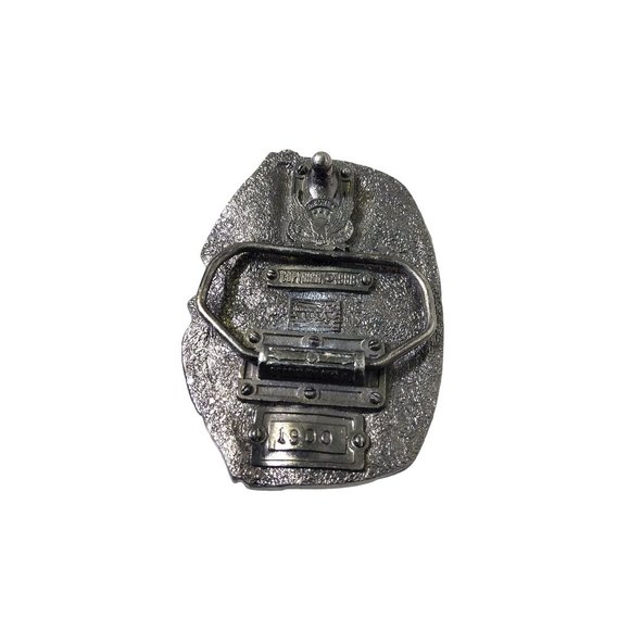 vintage 1988 v.e., v.j. day wwII veteran and proud of it pewter belt buckle VML' - Picture 4 of 4